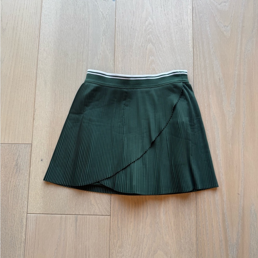 Wilson Green Pleated Tennis Skirt
